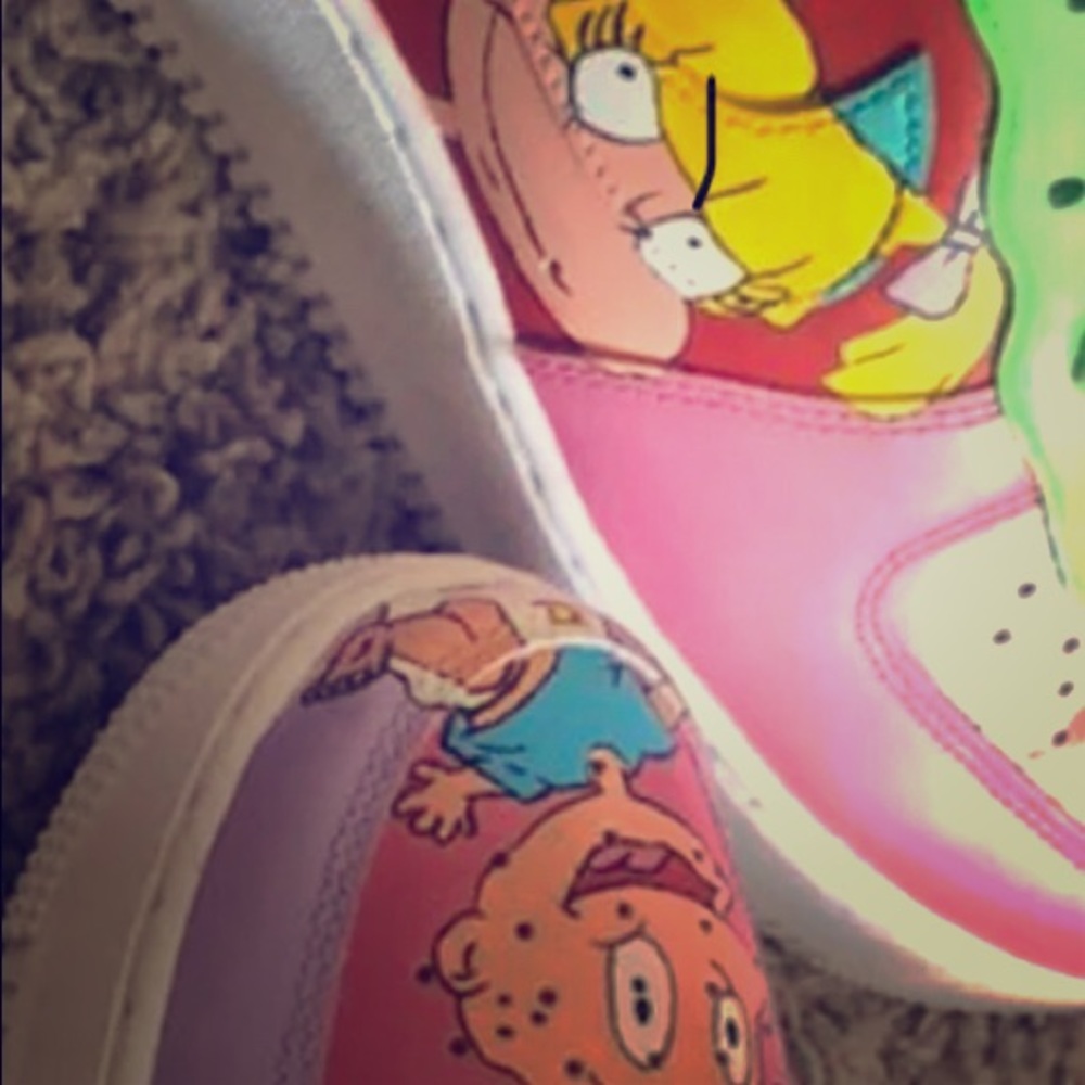 Custom rugrat shoes